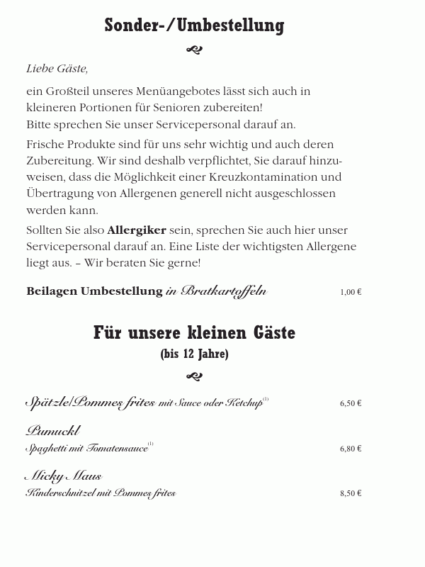 sonder+umbestellung